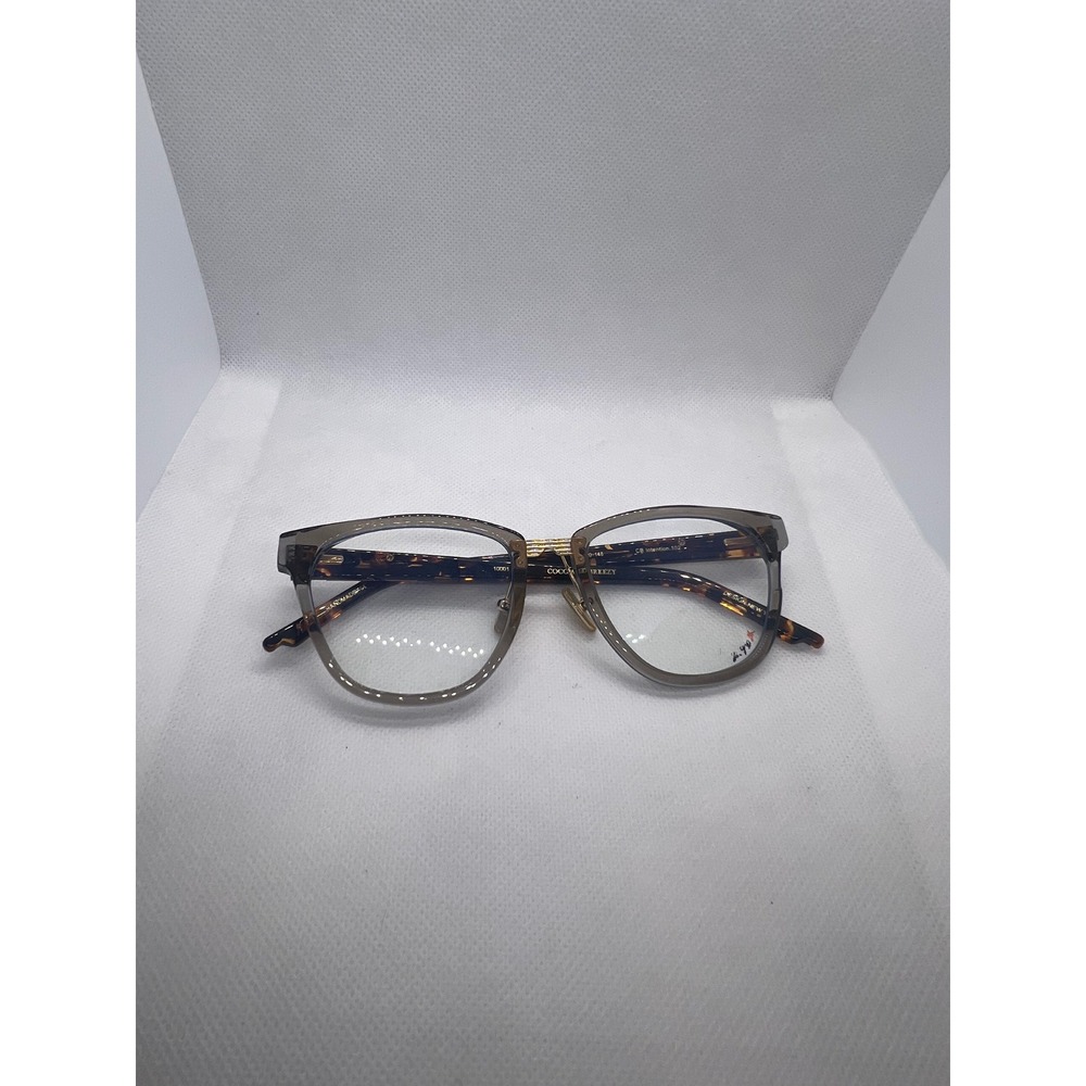 Coco and Breezy Intention 102 Eyeglasses Grey Tortoise Gold 52-20-148 Frames